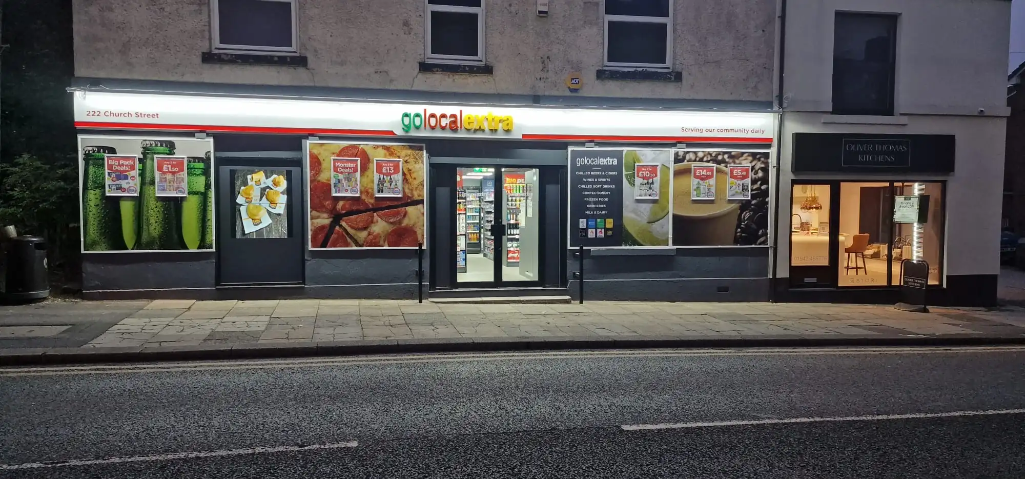 Convenience store shop front fitted out by Shopstore